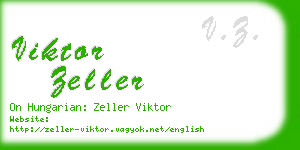 viktor zeller business card